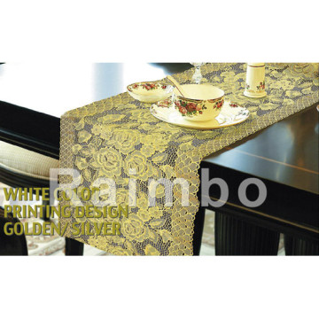 PVC Long Lace Table Cloth
