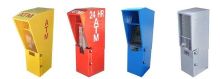 Sheet Metal Atm Cabinet Enclosure , Outdoor Atm Enclosures