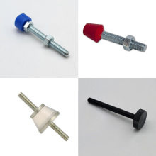 High temp tungsten bolt on rubber bumper stopper