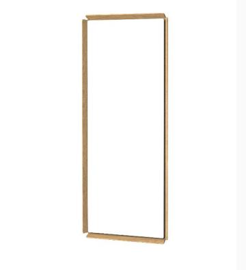 Hotel Bedroom Full Length Oak Mirror