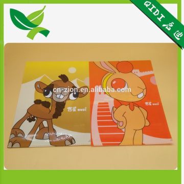 l shape plastic paper file folder