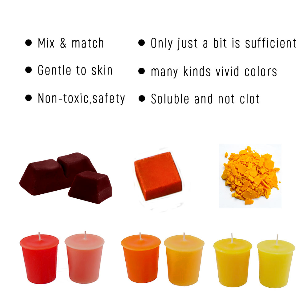 Candle Wax Color Dye Blocks For Candle Making