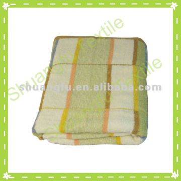 100%cotton jacquard yarn dyed towels