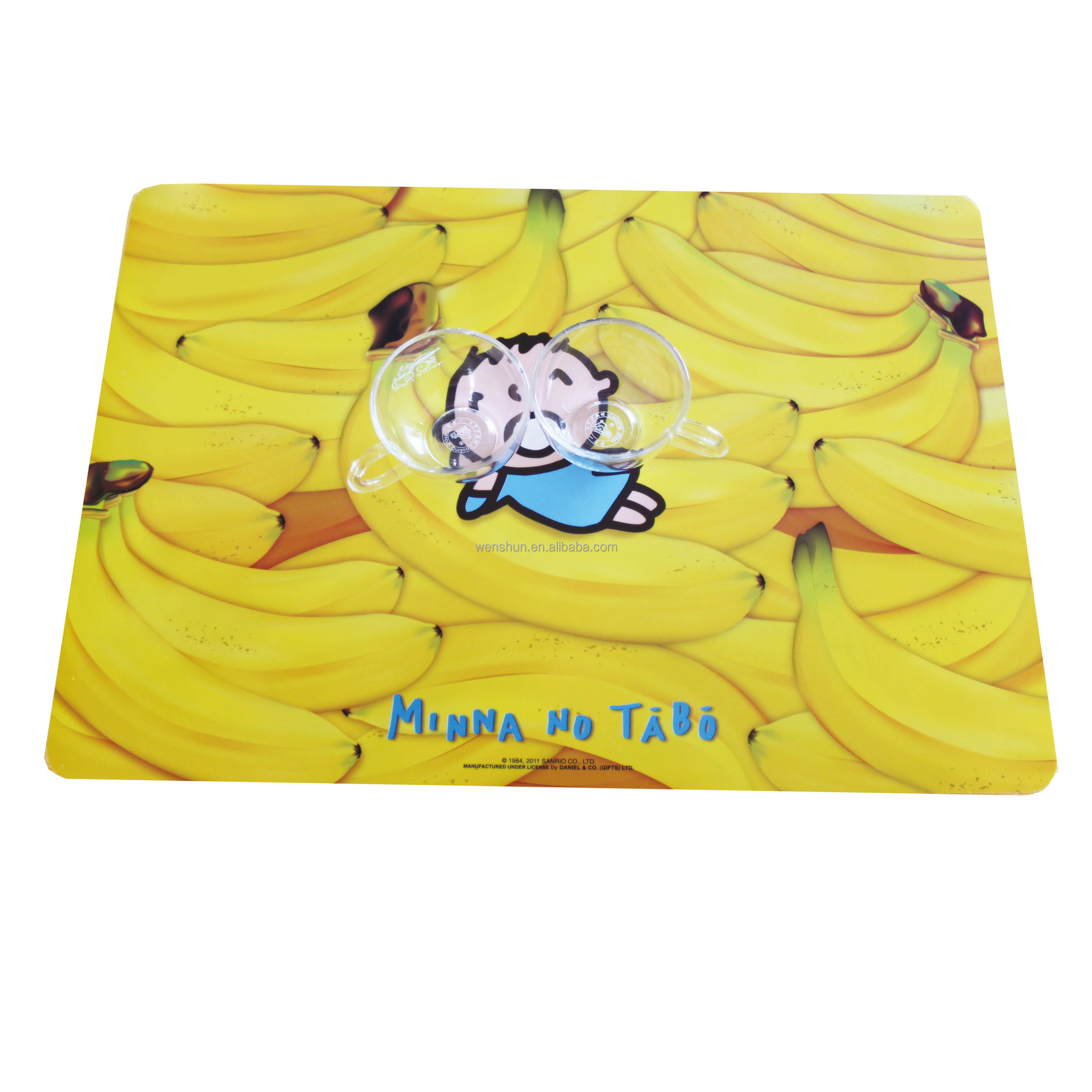 2024 New Design High Quality Non-slip Heat Resistant Food Grade Plastic Placemat for Dining Table