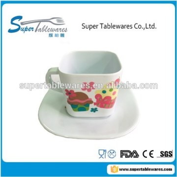 wholesale cheap morden plastic tea cups and saucers bulk