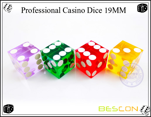 Bescon-Professional Casino Dice 19MM Bescon-Professional Casino Dice 19MM