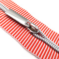 NO.5 Colorful Black and white Stripe Nylon Zipper