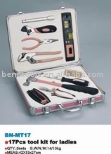 china factory elegant ladies tool kit pink tool set