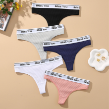 Sensual Delights: Wholesale Low Waist Panties & Thongs with Letter Waistband