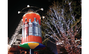 Revolving-trivision Display