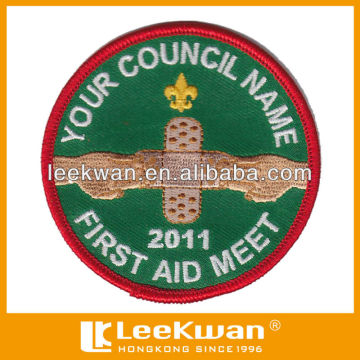 first aid meet embroidery patch