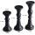 Hars Pillar Candle Holders Set van 3