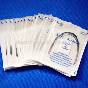 Dental materials square/Ovoid/ Natural /Tapered form round rectangular archwires