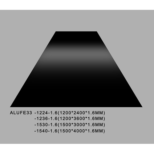 Błyszcząca czarna blacha aluminiowa o grubości 1,6 mm 5052 H32