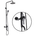 Matte Black Shower Facuet set stainless steel bathroom