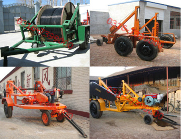 Multifunctional cable drum trailer,cable reel puller