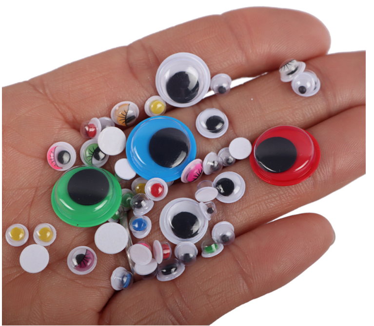 YM 1680pcs Googly Wiggle Eyes Self Adhesive, for Craft Sticker Eyes Multi Colors and Sizes for DIY