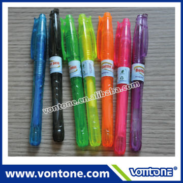 fluorescent recycled bottle PET gel ink pen