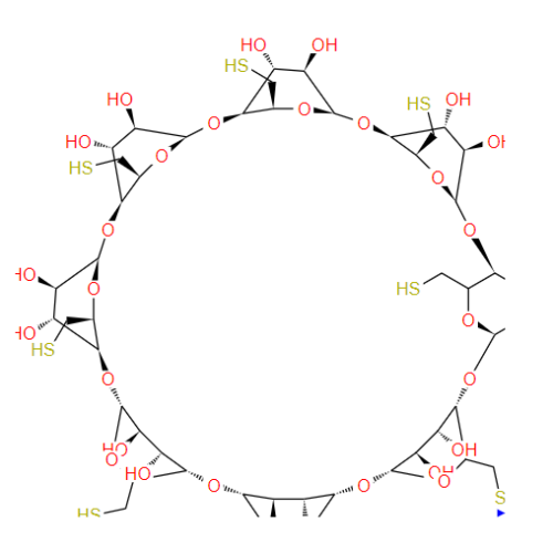 Octakis- (6-mercapto-6-deoxy) -γ-cyclodextrin CAS: 180839-61-6