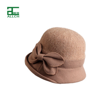 Elegant Wide Brim Bucket Hat for Outdoor Parties