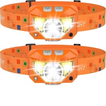 Multifunctional High Lumen Super Bright Motion Sensor USB Rechargeable LED Headlamp: Perfect for Working and Hiking