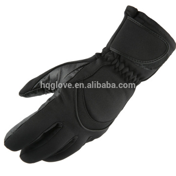 Black motor bike sports gloves