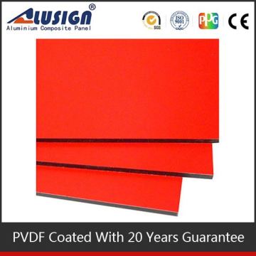 Alusign 3mm 4mm wall cladding acp 1220*2440mm aluminum plastic plate