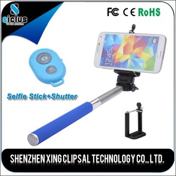 Bluetooth selfie stick monopod, colorful wireless monopod bluetooth selfie stick