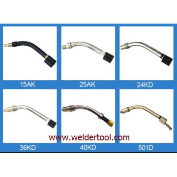 Binzel Mig Welding Torch 40KD Swan neck