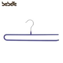 Vinyl Coated Metal Double Clothes Hanger