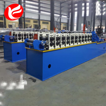 Steel plate roller shutter door forming machine