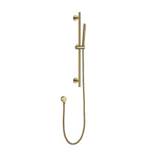 Brushed Gold Shower Rail &amp; Shower Set