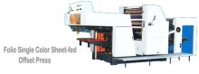 Yplalk Folio Single Color Sheet-fed Offset Press For Printing Book Covers