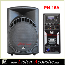 Professional portable dj system active pa speaker PN-15A