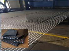 Electromagnetic induction coil conveyor belt
