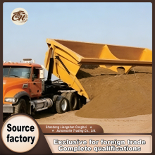 Side door opening side tipper dump truck