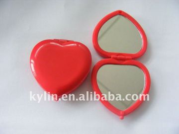 heart shape cosmetic mirror