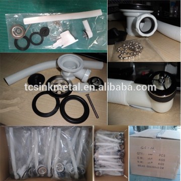 1-1/2" Sink Drainer With Overflow Pipe Fitting