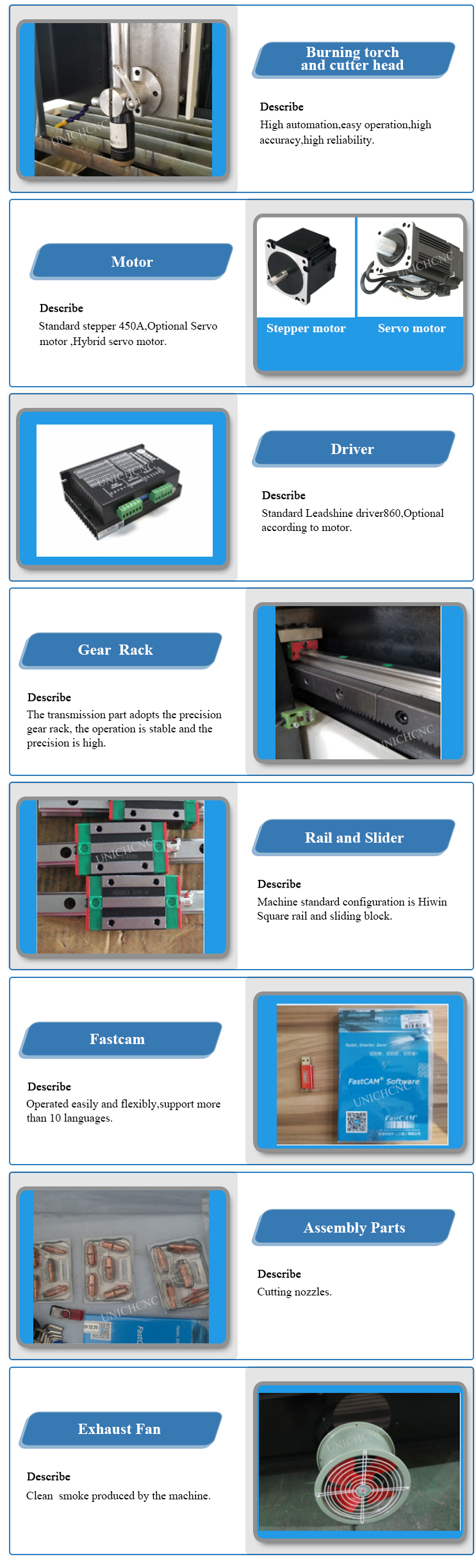 Starfire controller plasma cutting cutter cnc for 0-120mm metal cutting