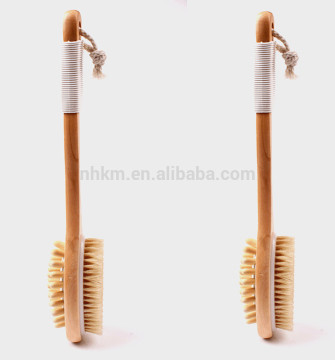 Natural Wooden Bristle Bath Brush natural bristle brush
