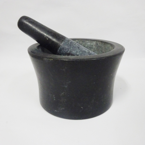 Saffron Granite Mortar dan Pestle