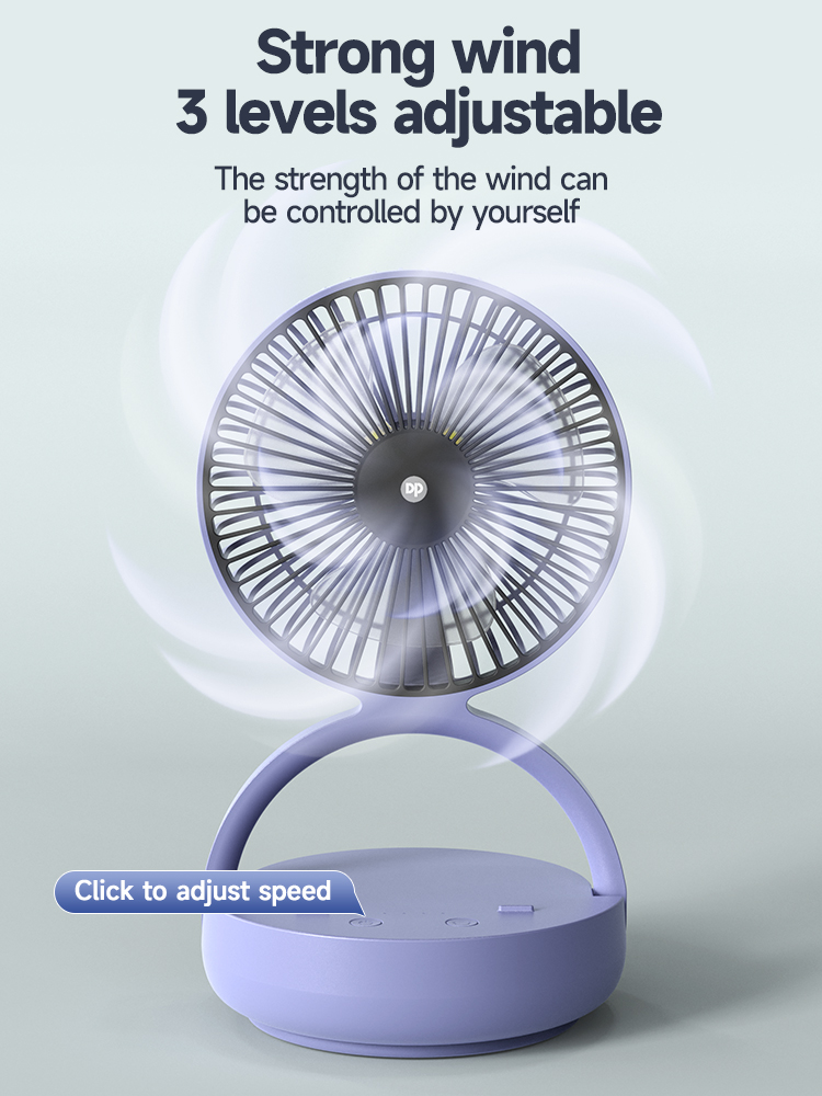 Rotating Folding Portable Mini Table Desk Rechargeable Fan-detail-3 Rotating Folding Portable Mini Table Desk Rechargeable Fan-detail-3