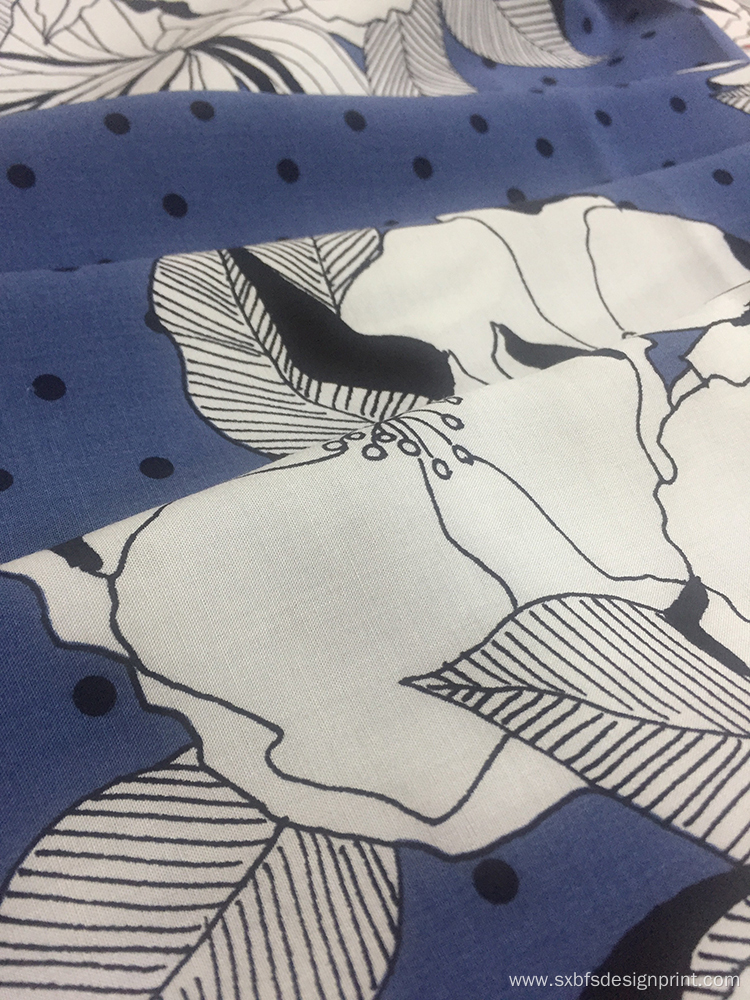 Rayon Poplin Air-jet 45s Printing Fabric