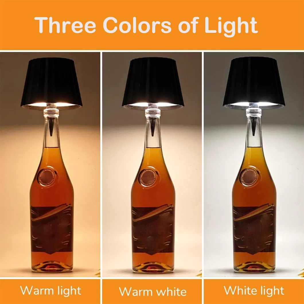 Modern Premium Touch Control LED Ambient Wine Bottle Stopper Lamp