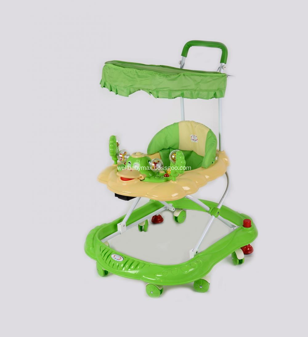 plastic baby walker with sunshade