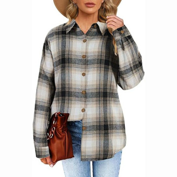 Hot Selling Denim Patchwork Blouse for Plus Size Women