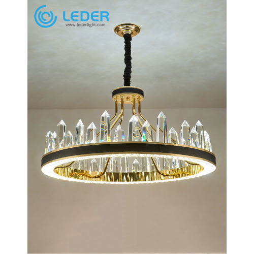 Lámparas colgantes modernas de cristal LEDER