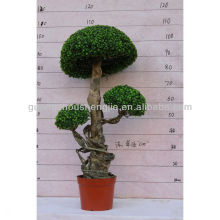 outdoor artificial 3-ball boxwood topiary tree