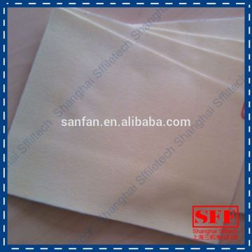 Needle punched felt filter media excellent chemical-resistant acrylic cloth