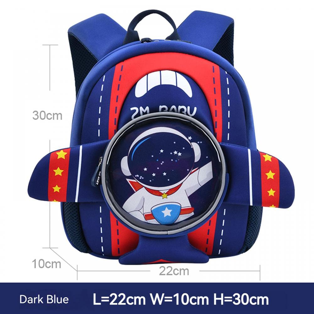 Toddler Preschool Rocket Backpack with Leash for Boys Girls